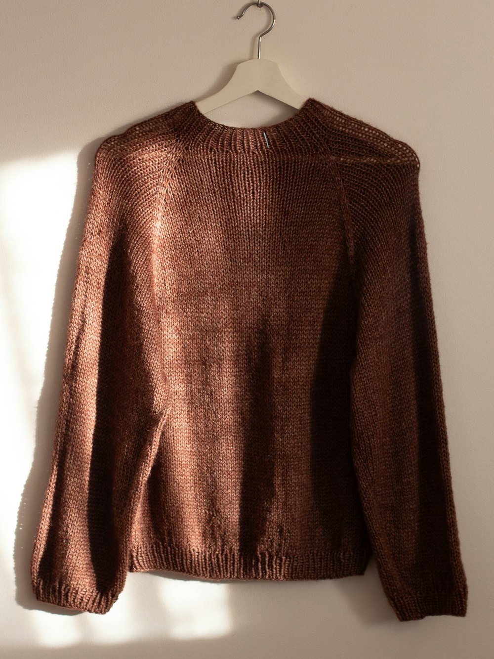 Pull col rond en maille