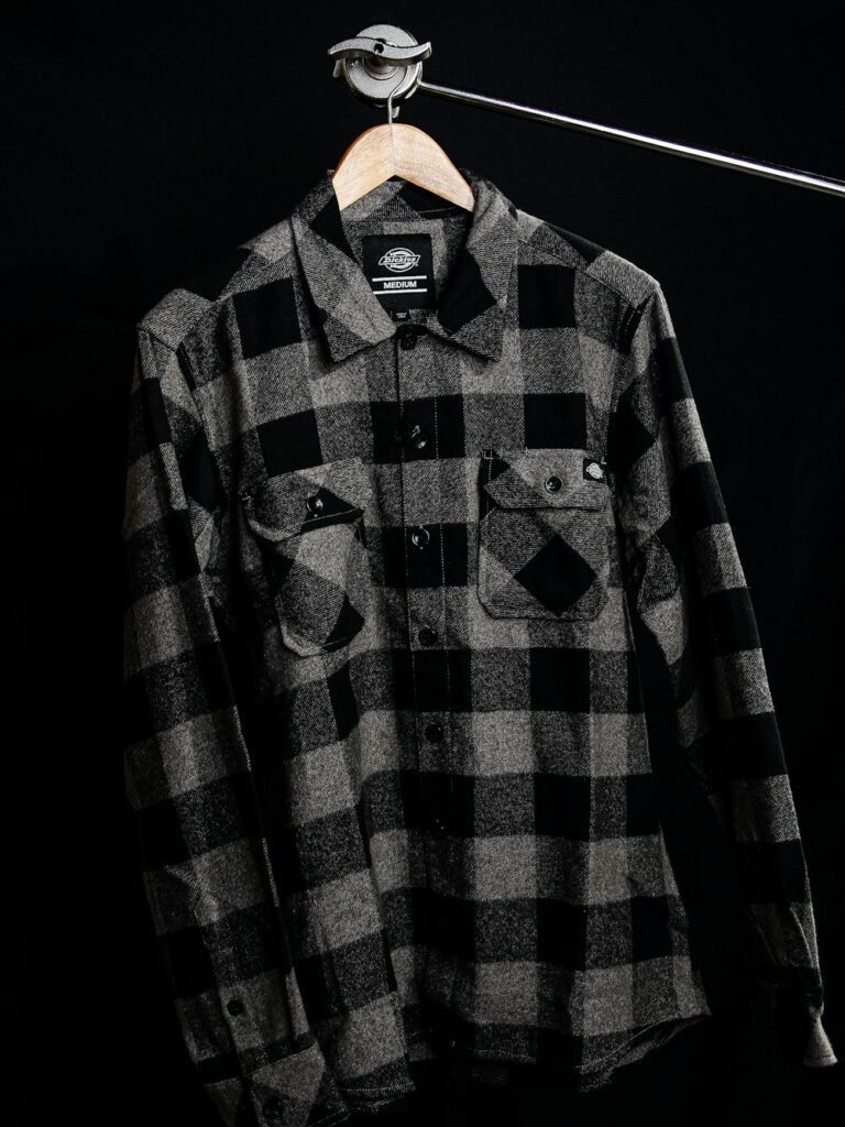 Chemise en flanelle à carreaux