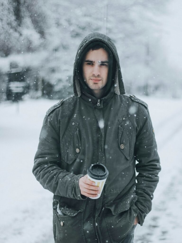 Parka imperméable à capuche