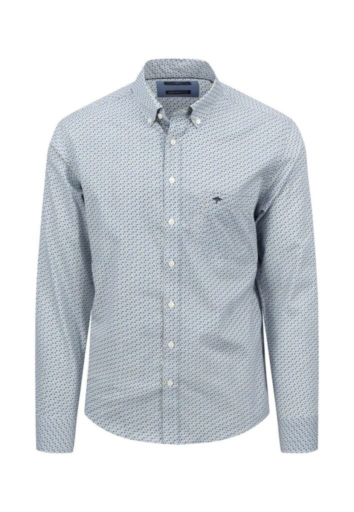 Chemise imprimée col boutonné
