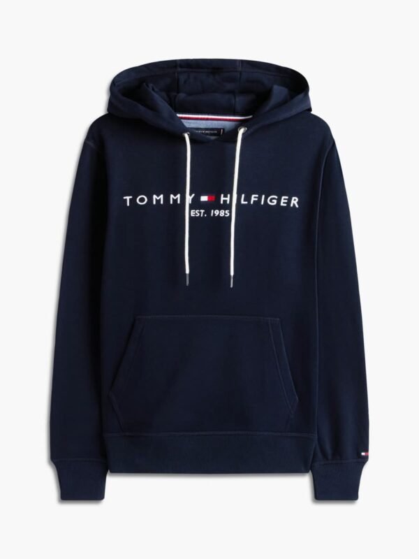 Hoodie logo brodé marine