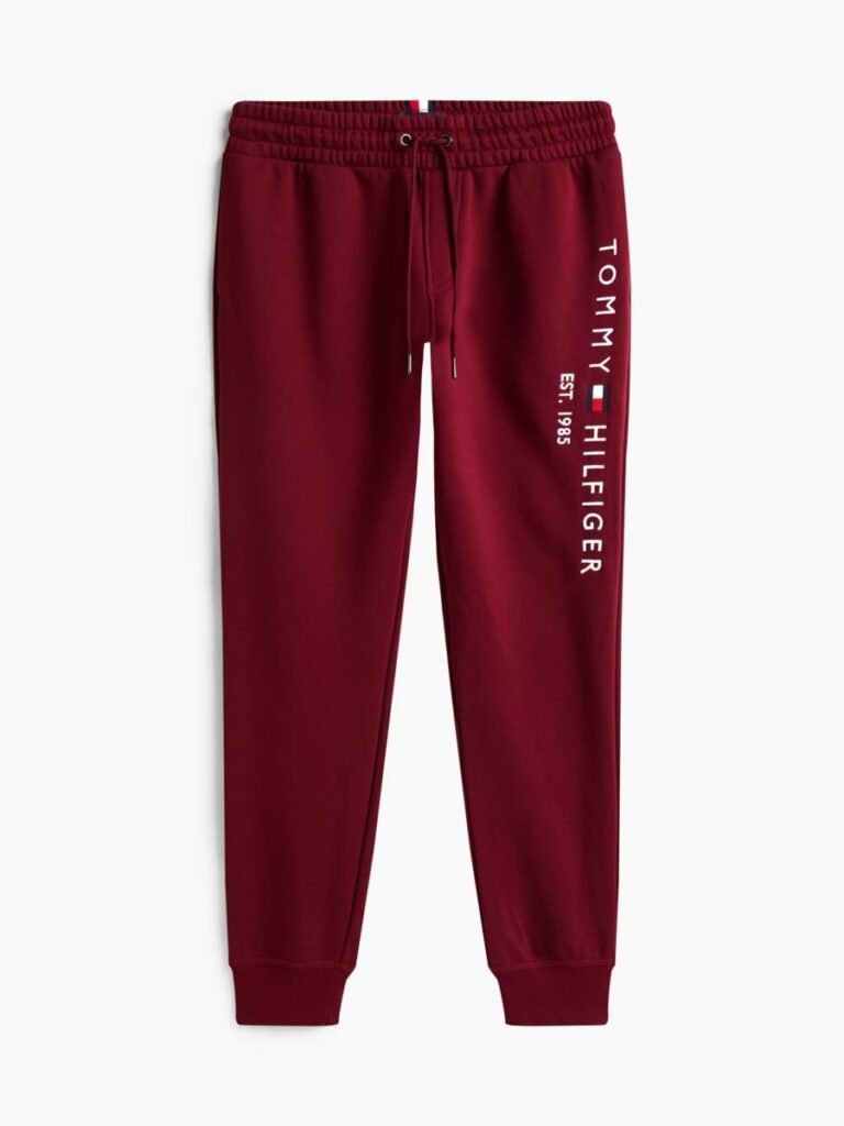 Jogging logo brodé bordeaux